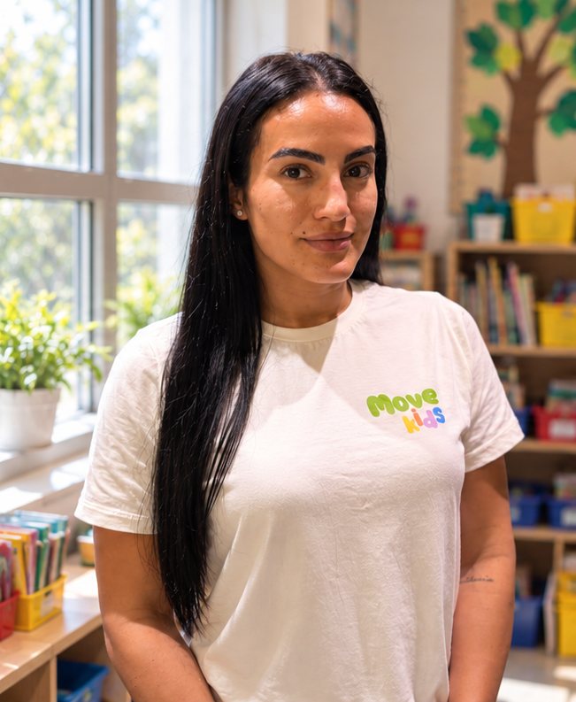 Gabriella, fundadora da Move Kids